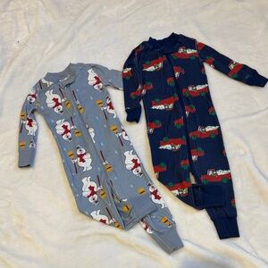 Hanna Andersson Kids One Piece Pajamas - Frosty & Mickey